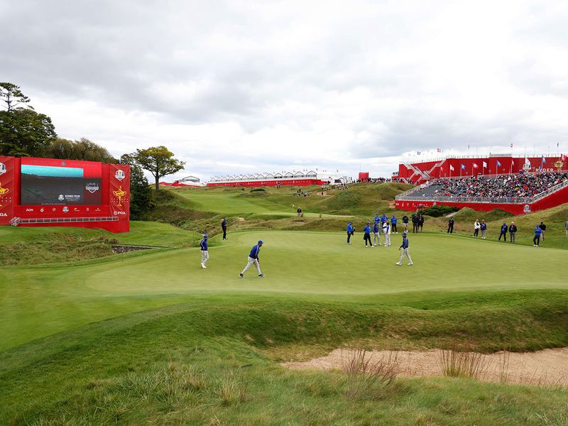 Team Europe got to grips with Whistling Straits ahead of the Ryder Cup 2021