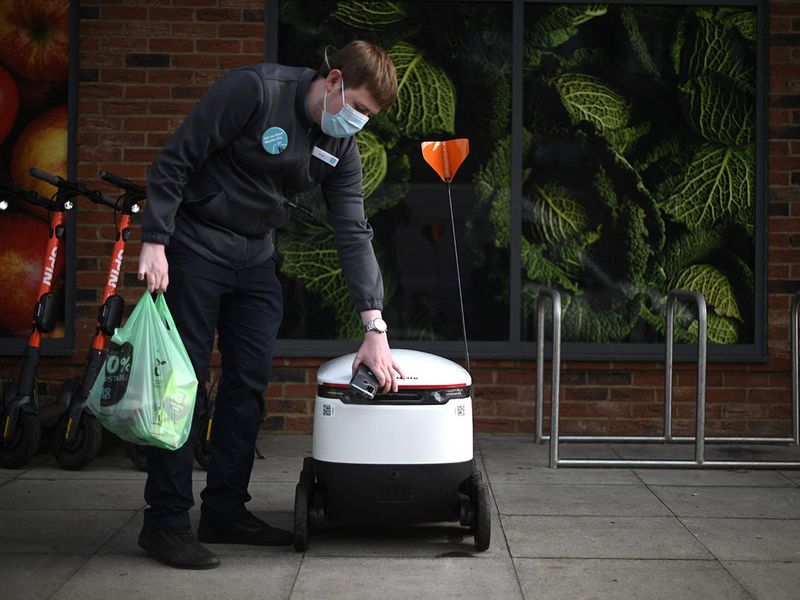 Grocery delivery robots gallery