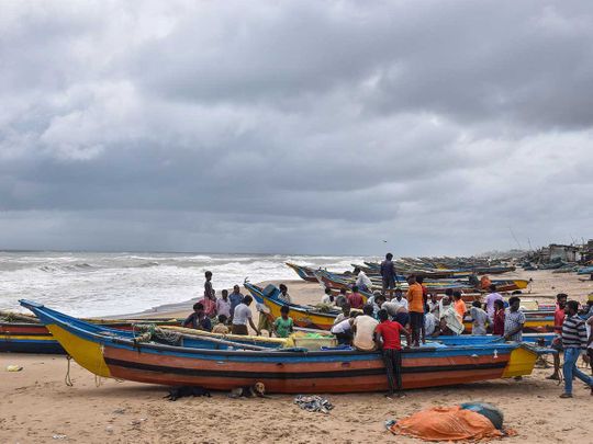 india fishermen cyclone gulab