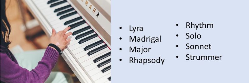 Musical baby names