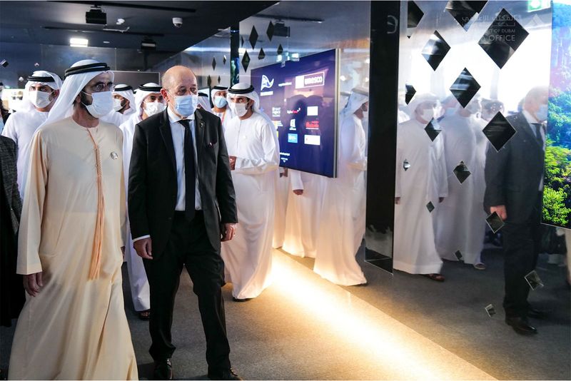 Mohammed bin Rashid tours Expo 2020 venue on second day of event