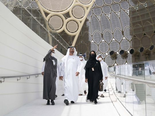 Mohamed bin Zayed at Expo