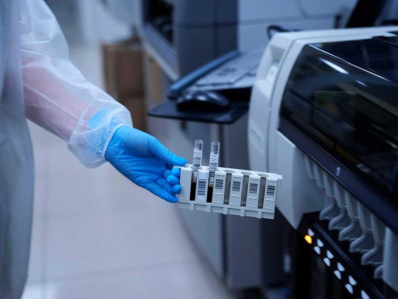 Russia antibody test lab