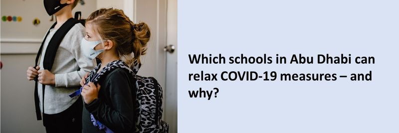 The relaxation of measures for COVID-19 will take place under the ‘Blue Schools Initiative’