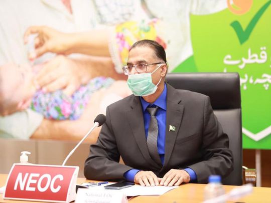 Dr Shahzad Baig, a key health official supervising the polio programme.
