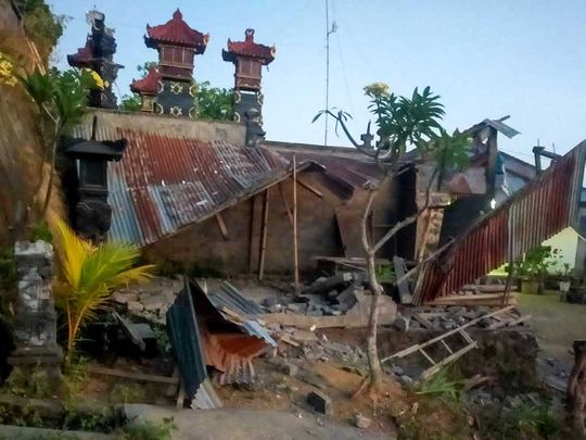 Bali earthquake