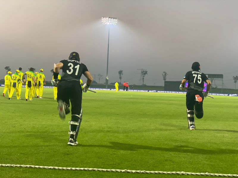 Australia's narrow win over New Zealand was the final match to finish last night on the tolerance Oval in Abu Dhabi