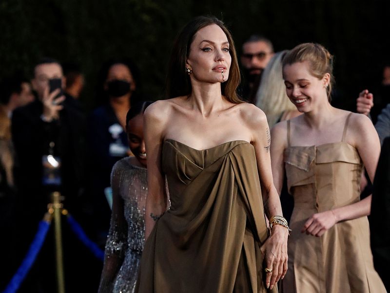 Cast member Angelina Jolie arrives at the premiere for the film 