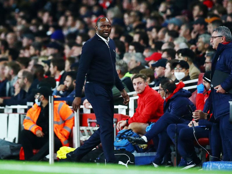 Crystal Palace manager Patrick Vieira returned to frustrate Arsenal