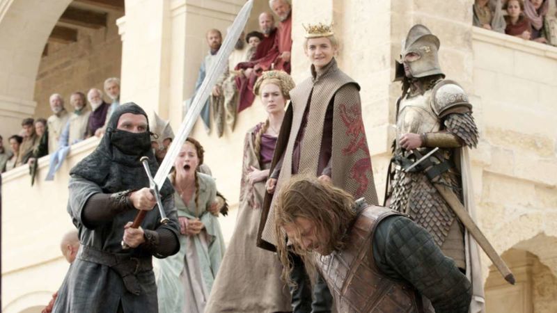 Death of Ned Stark in 'Game of Thrones'