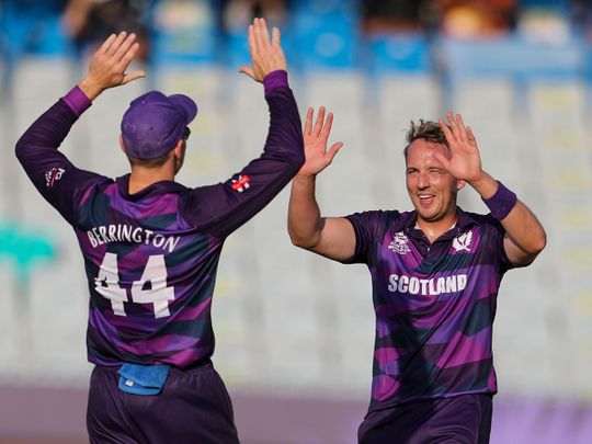 Scotland defeated PNG in Oman