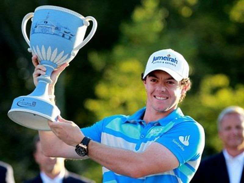 2012 Deutsche Bank Open - A final round 67 saw McIlroy overturn Louis Oosthuizen’s three-stroke overnight lead to pick up his third PGA Tour triumph of the year at TPC Boston.  The victory also meant only Tiger Woods, with 15, had won more PGA tournaments than McIlroy before the age of 24.