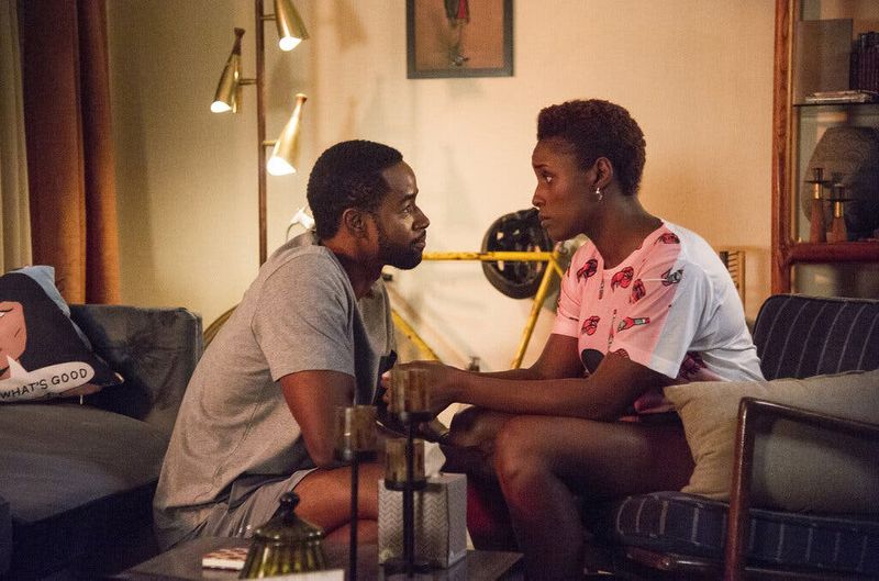 Jay Ellis and Issa Rae in Insecure-1634714854292
