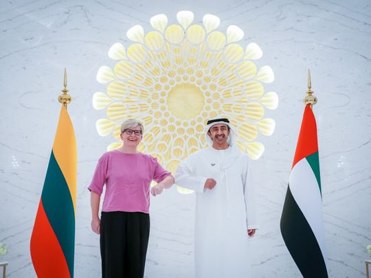 Abdullah bin Saeed priima Lietuvos ministrą pirmininką „Expo 2020 Dubai“
