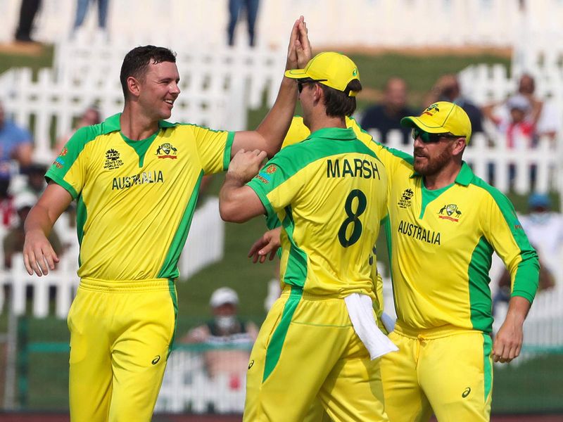 Australia's Josh Hazlewoodhas done the damage against South Africa in Abu Dhabi
