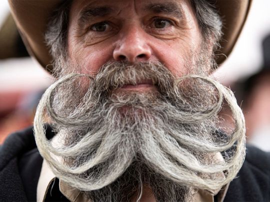 Facial hair aficionados face off at German Moustache and Beard ...