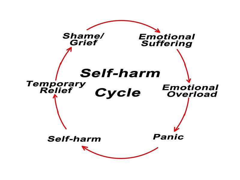 The cycle of self harm