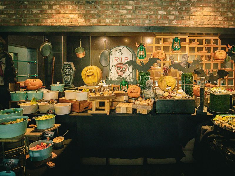 Warehouse Halloween Brunch at the Le Meridien, Dubai. 