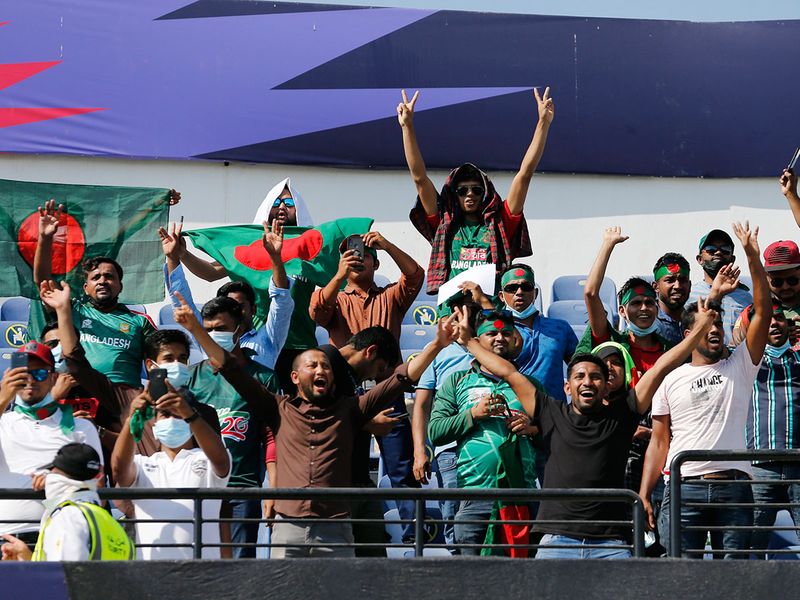 Bangladesh fans in Abu Dhabi