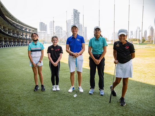 Catriona Matthew is one of the star players competing at the Dubai Moonlight Classic