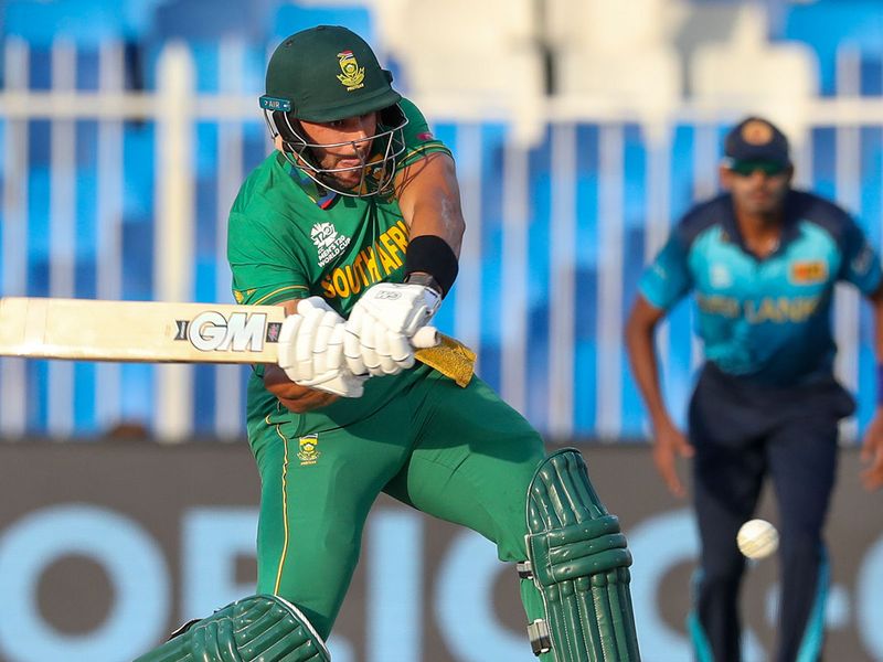 South Africa's Aiden Markram is out on 19 v Sri Lanka