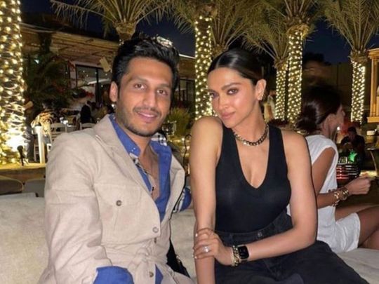 Deepika Padukone with celebrity stylist Khan