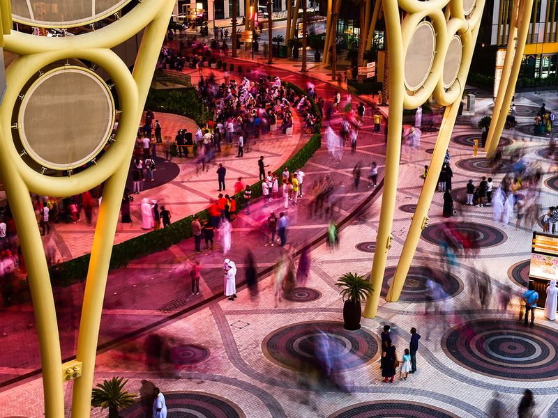 EXPO 2020 DUBAI CROWD