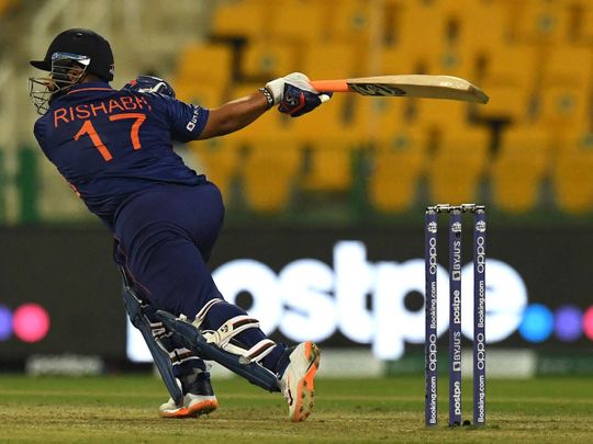 Rishabh Pant in action against Afghanistan