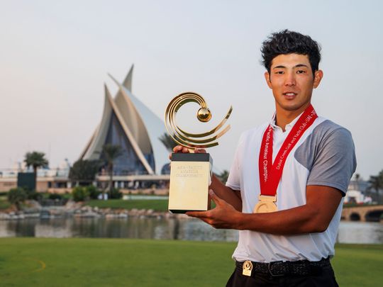Keita Nakajima became the third player from Japan to win the Asia-Pacific Amateur Championship