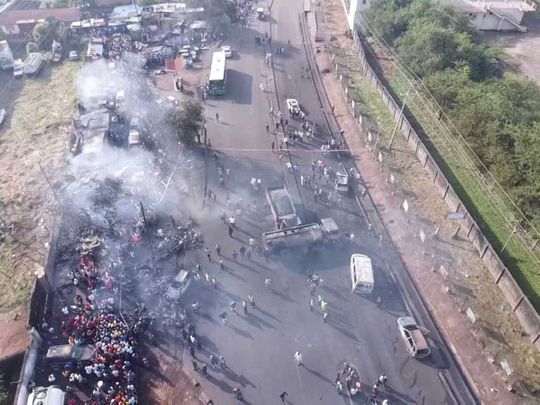 fuel tanker explosion in Freetown, Sierra Leone