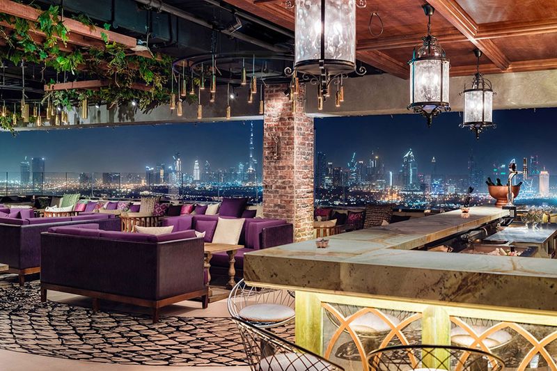 Eve Penthouse & Lounge, located at Hyatt Regency Dubai Creek Heights