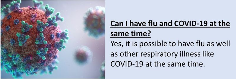 Can I have flu and COVID-19 at the same time?
