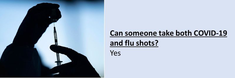 Can someone take both COVID-19 and flu shots?