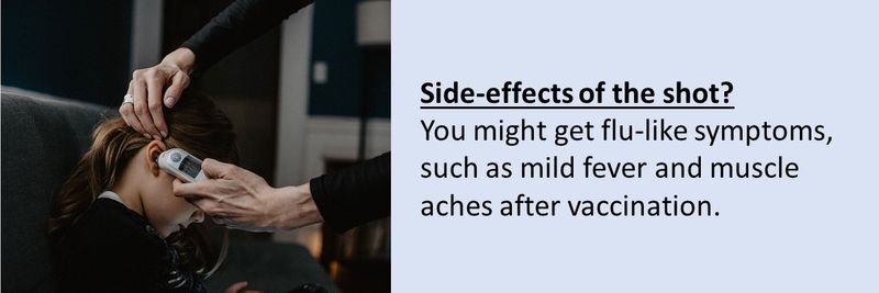 Side effect of flu shot