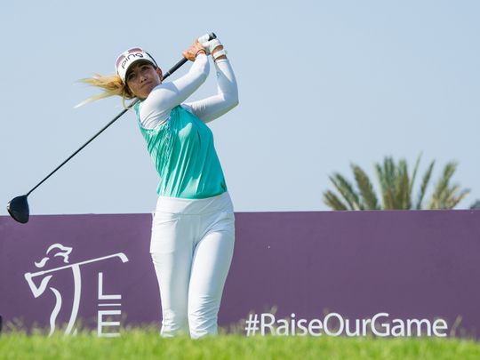 Maha Haddioui broke new ground for Arab female golfers at Aramco Team Series - Jeddah