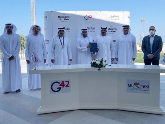 Abu Dhabi Cycling Club announce the ground-breaking of a new cycling hub at Hudayriyat Island