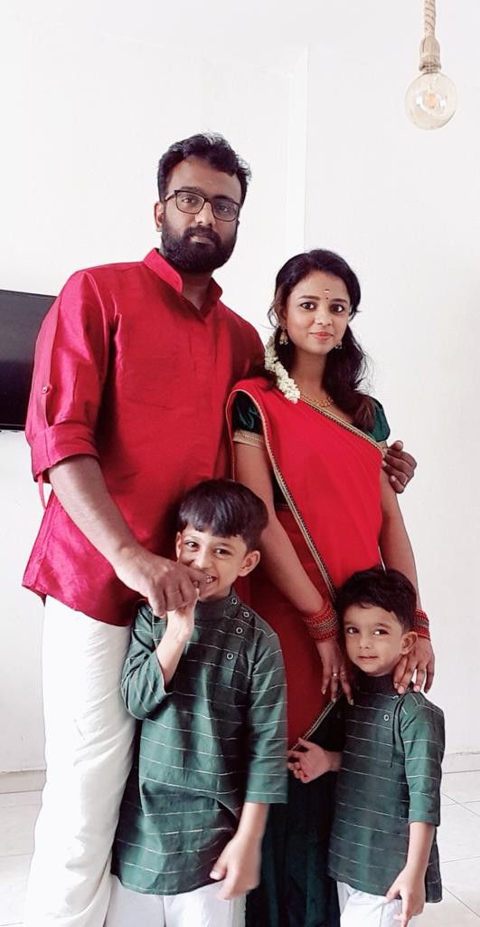 Rahul Kallanmarthodi and his family-1636896693988