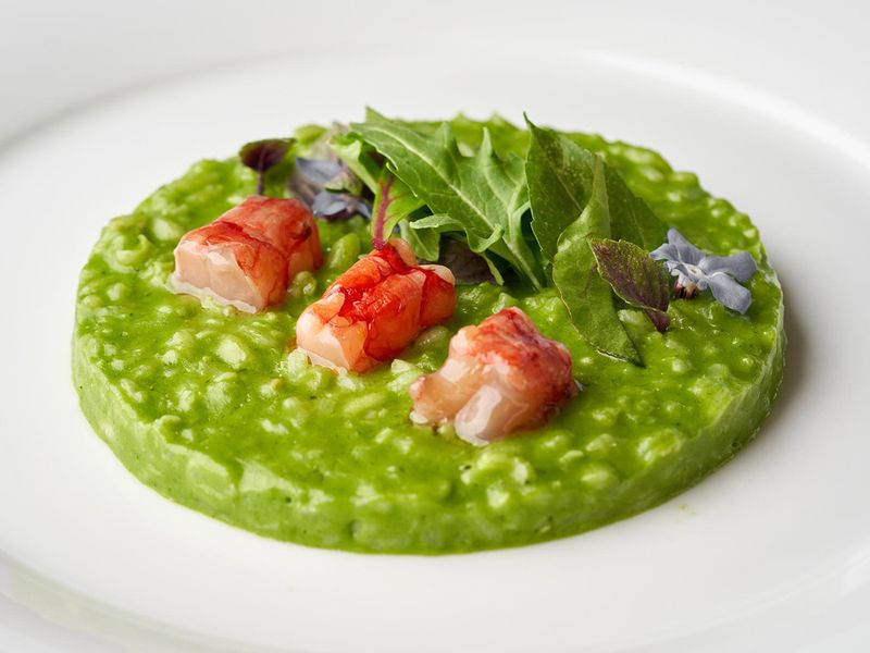 recipe-chlorophyll-risotto-with-textures-of-sicilian-red-prawn