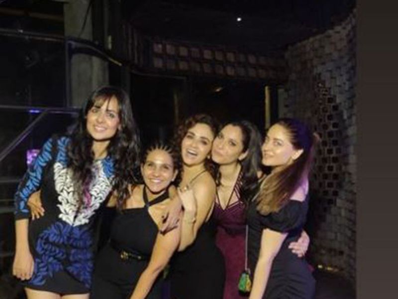 Ankita with friends