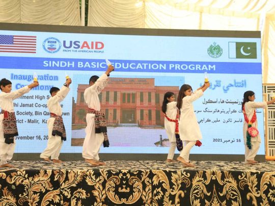 Karachi school USAID