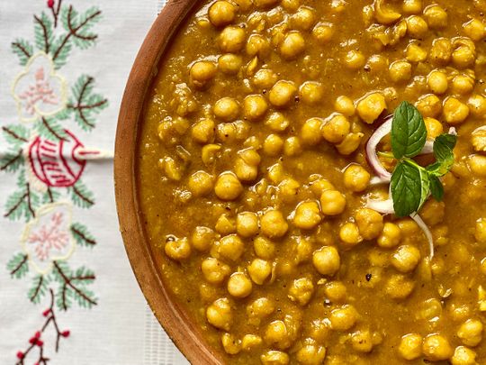 Chole or Spiced Indian Chickpeas