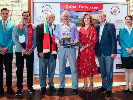 Richard Lombard Chibnall won the 2019 Dubai Duty Free Golf World Cup