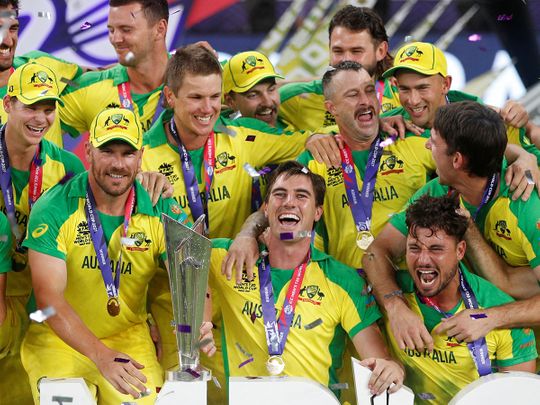 Australia won the T20 World Cup in Dubai