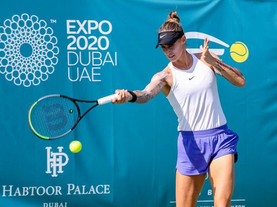 Polona Hercog at the Al Habtoor Tennis Challenge