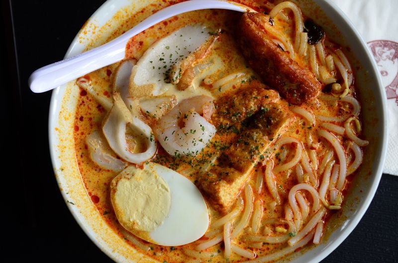 Laksa - a spicy noodle soup