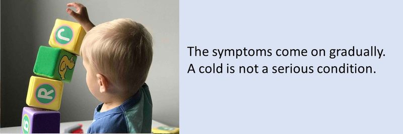 Symptoms of a cold