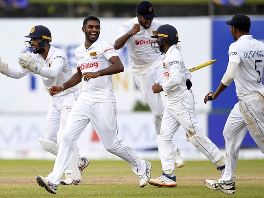 Cricket - Sri Lanka win