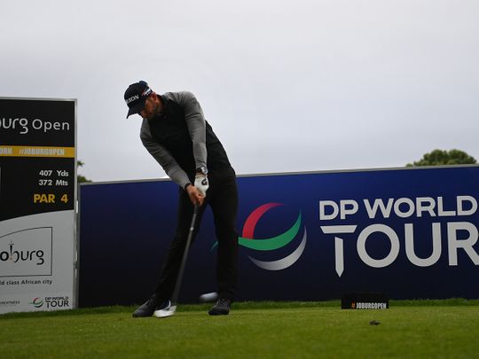 South African Dean Burmester hits the inaugural tee shot on the DP World Tour and gets the 2022 season underway.