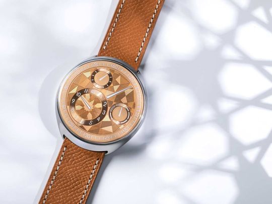The limited edition was is the result of a collaboration between Ressence and Ahmed Seddiqi & Sons