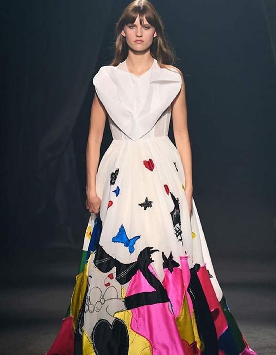 The show was the culmination of Paris Fashion Week and the designs will be part of an exhibition